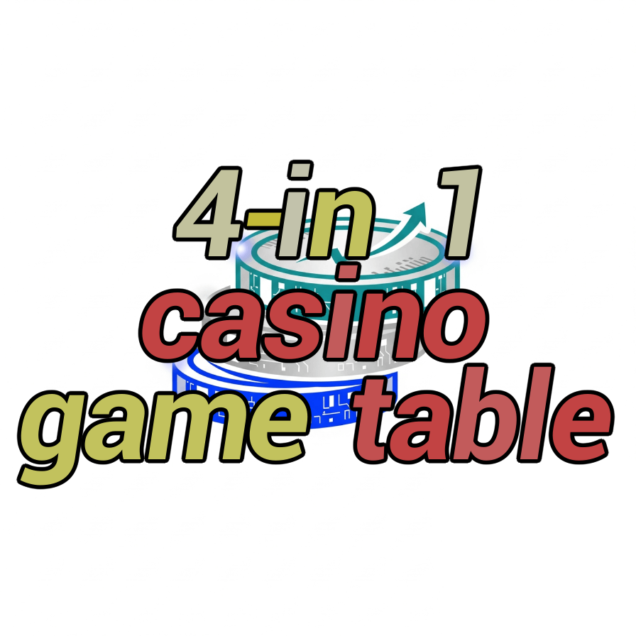 4-in 1 casino game table